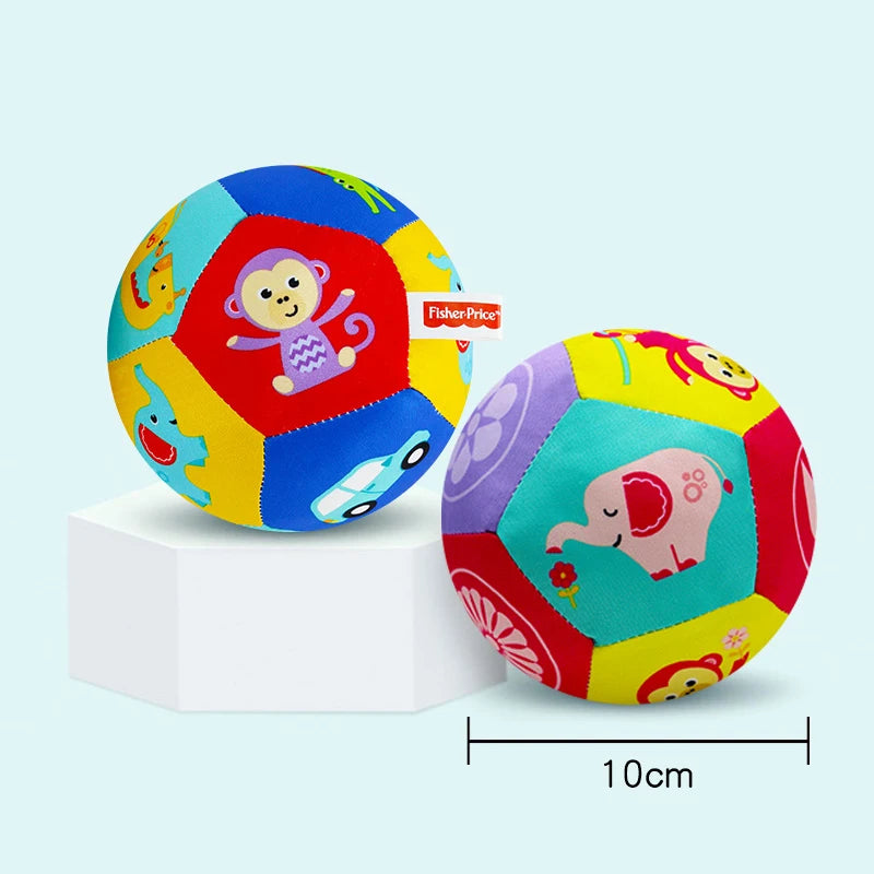 Soft Cloth Rattle Ball Stuffed Baby Play Ball