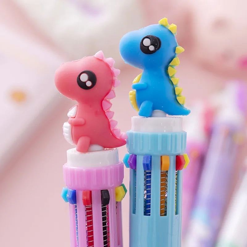 Color Kawaii Animal Cartoon Ballpoint Pen Cute School