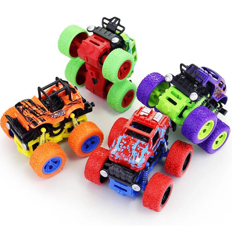 Inertial Off-Road Vehicle Pullback Children Climbing Car