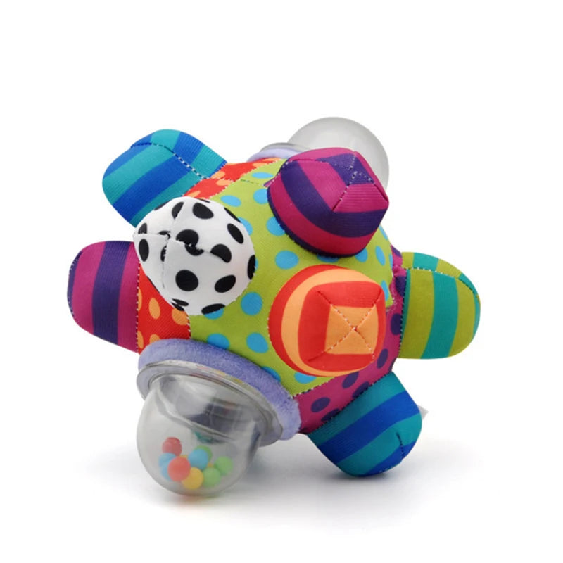 Soft Cloth Rattle Ball Stuffed Baby Play Ball