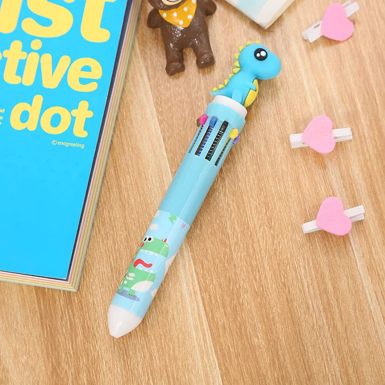 Color Kawaii Animal Cartoon Ballpoint Pen Cute School