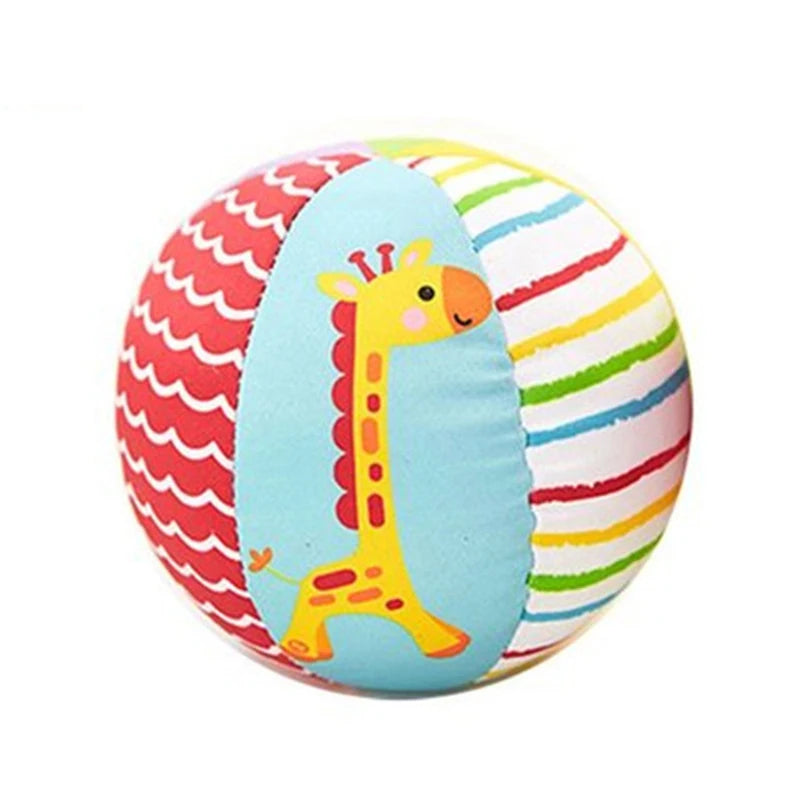 Soft Cloth Rattle Ball Stuffed Baby Play Ball