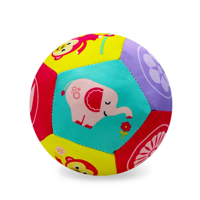 Soft Cloth Rattle Ball Stuffed Baby Play Ball