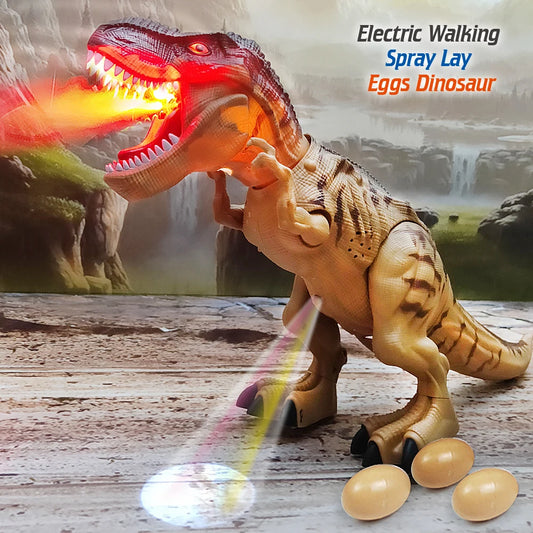 Electric Toy Large Size Walking Spray Lay Eggs Dinosaur Robot