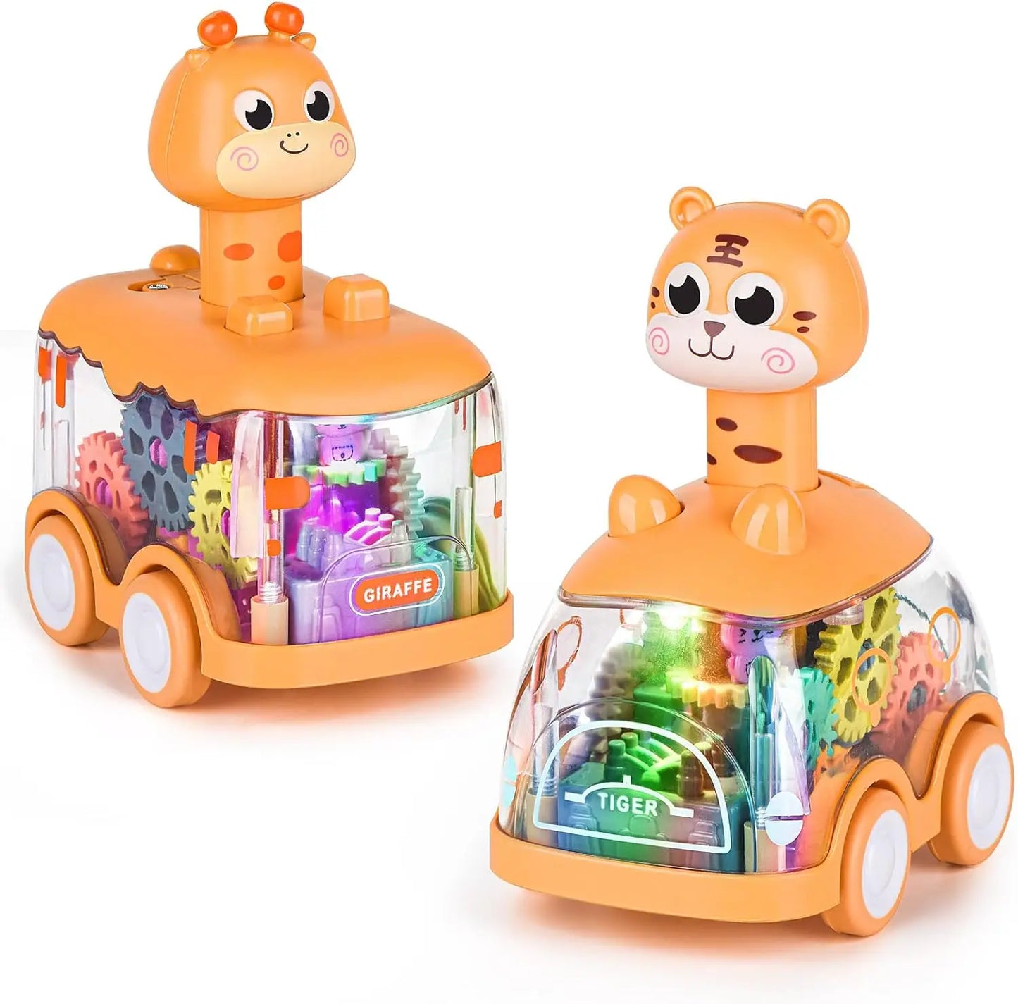 Baby Animal Car Toys Toddler Press and Go