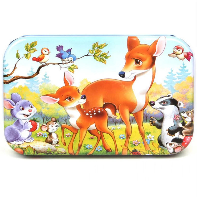 Jigsaw Puzzle Cartoon Animal Vehicle