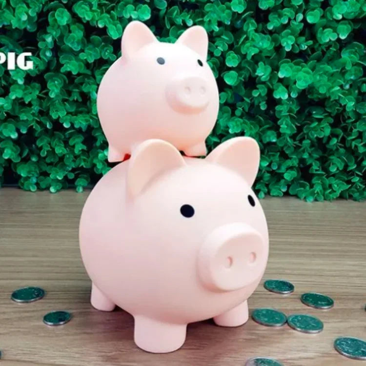 Large Capacity Cartoon Pig Shaped Money Boxes Children