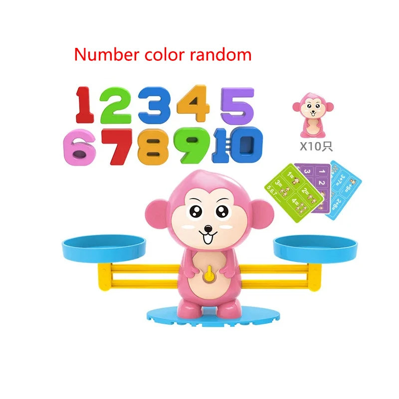 Monkey Balance Math Toy Baby Montessori