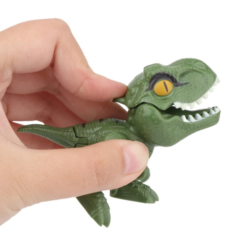 Finger-biting Dinosaur Model Toys Movable