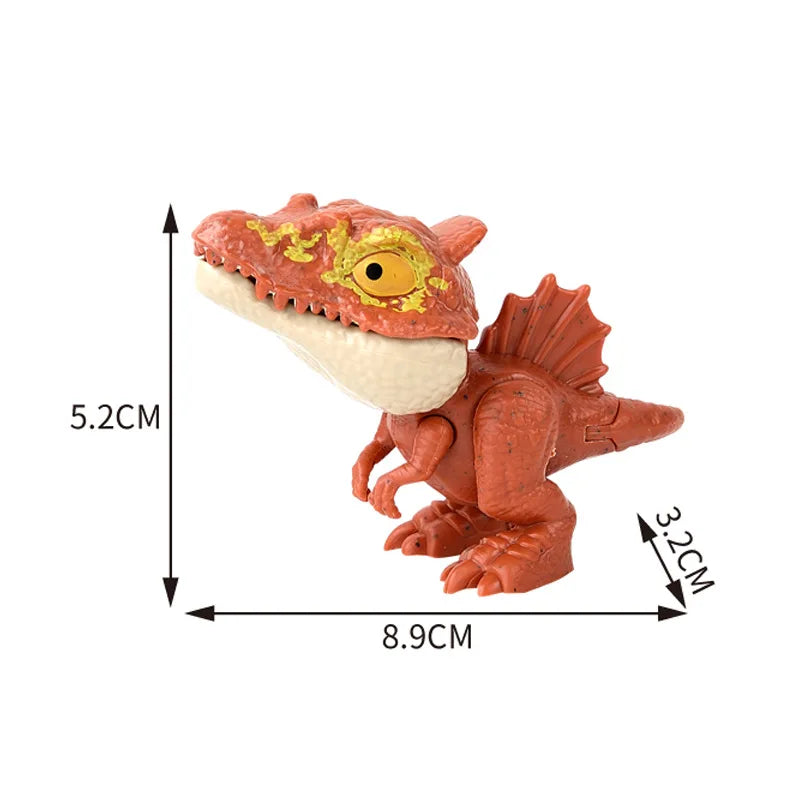 Finger-biting Dinosaur Model Toys Movable