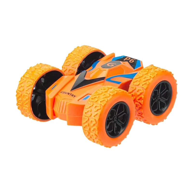 Double-sided inertia stunt rolling toy car