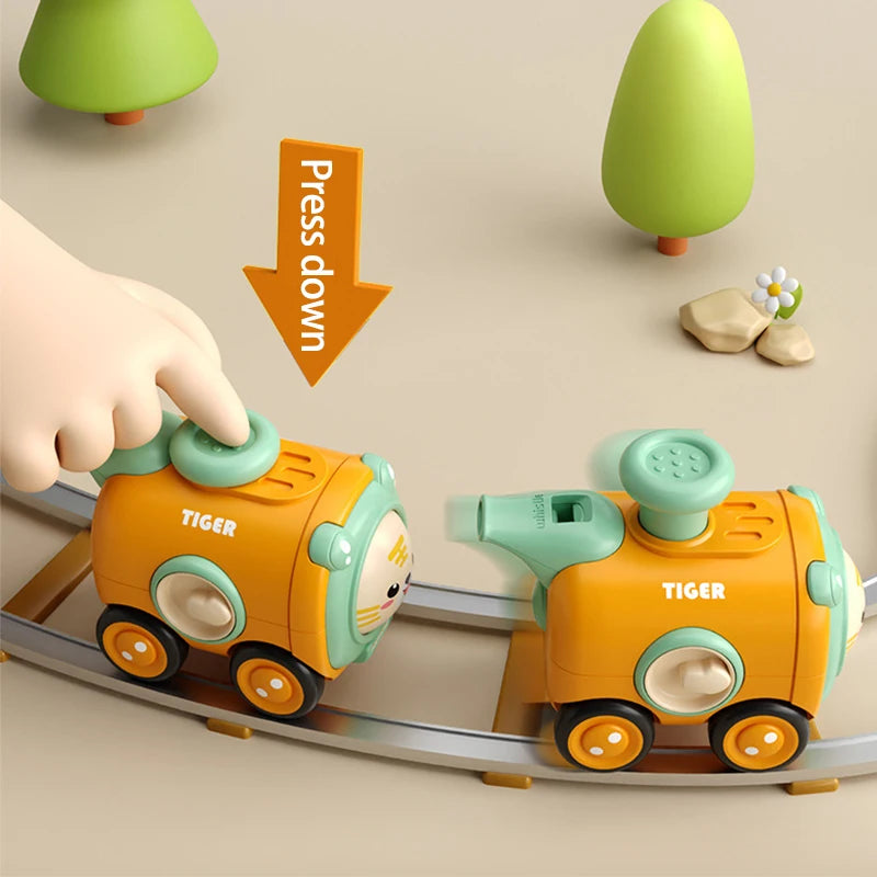 Baby Mini Car Toys For Infant Model Animal Friction Cars