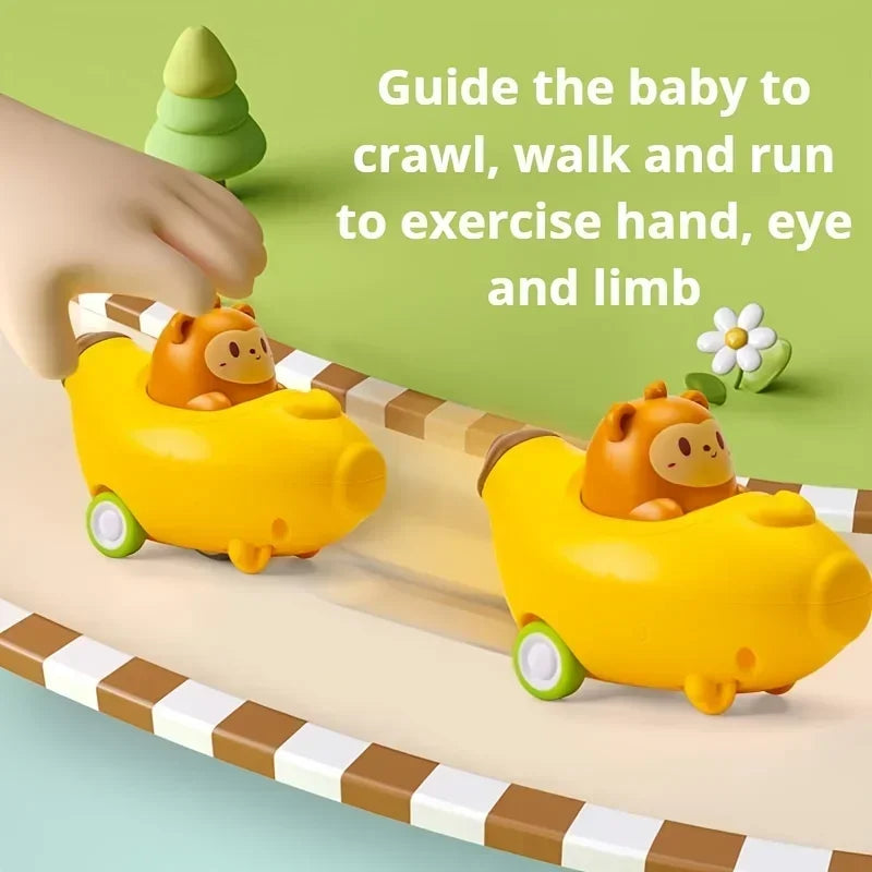 Baby Animal Car Toys Toddler Press and Go