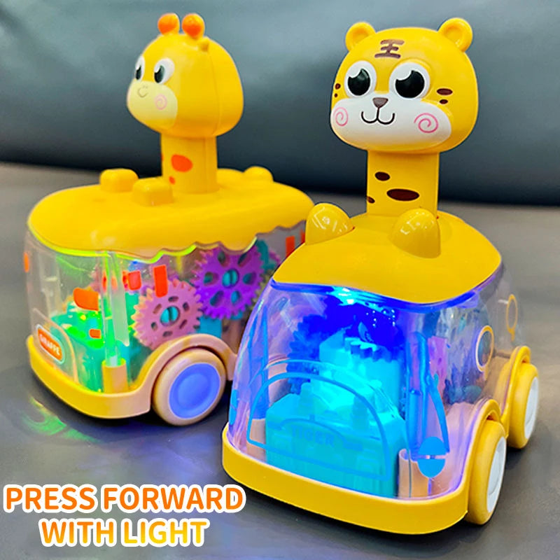 Press Gear Car Children's Toy Car Pull Back Boy Children