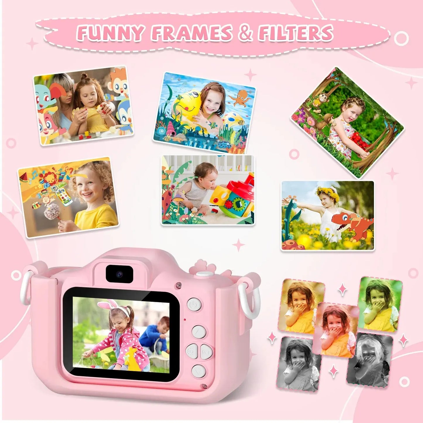 Children Camera 1080P HD Toddler Digital Video Camera 2.0-inch