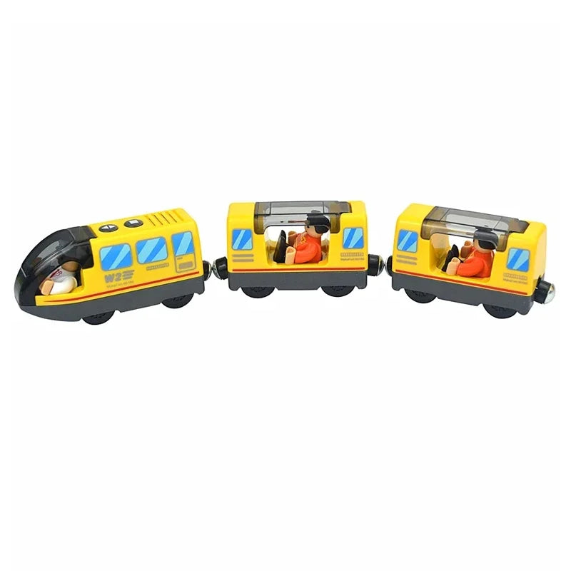 Train Track Wooden Train Toys Magnetic Set