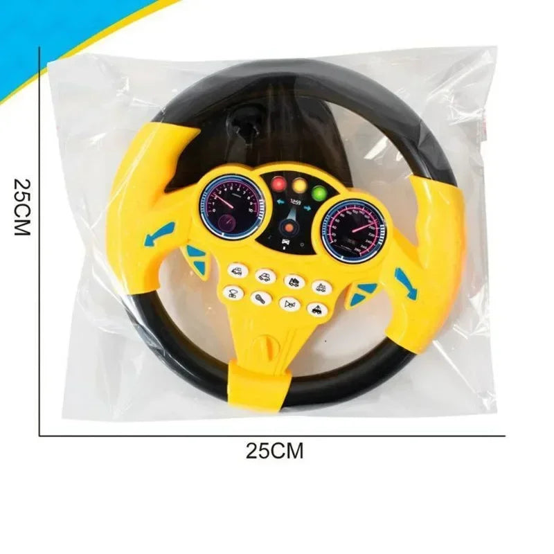 Infant Shining Simulation Steering Wheel Toys