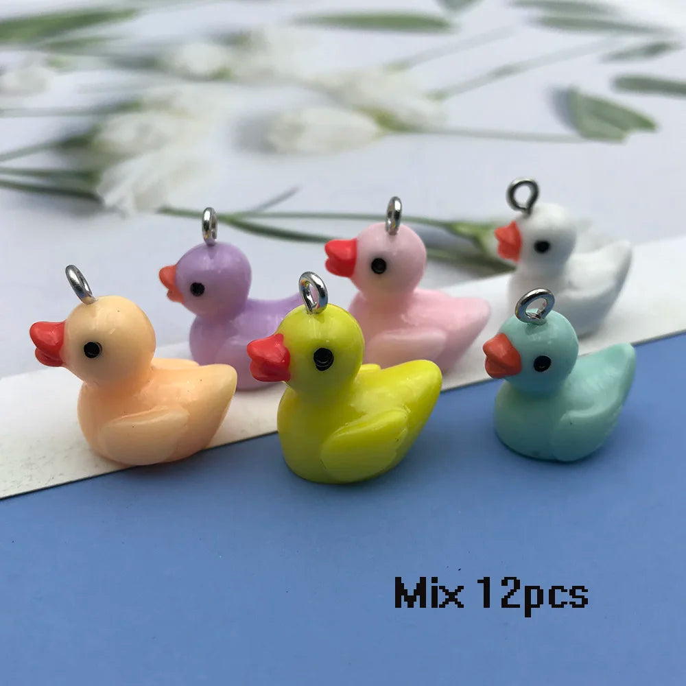 Mix Fruit Animals Flowers Resin Charms