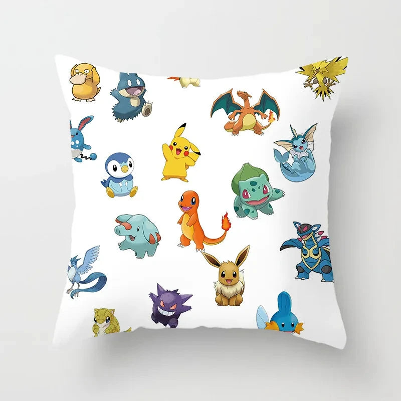 Anime Pokemon Pikachu Pillow Cover 45x45cm