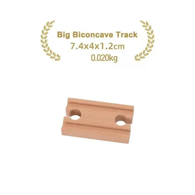 New Wooden Track Accessories Beech Wood Railway Train