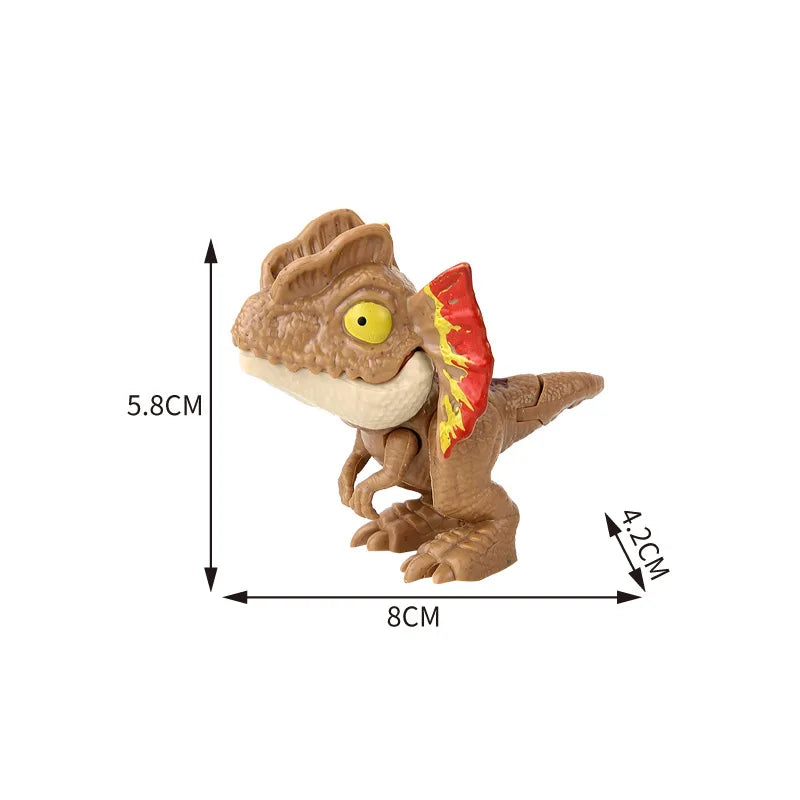 Finger-biting Dinosaur Model Toys Movable