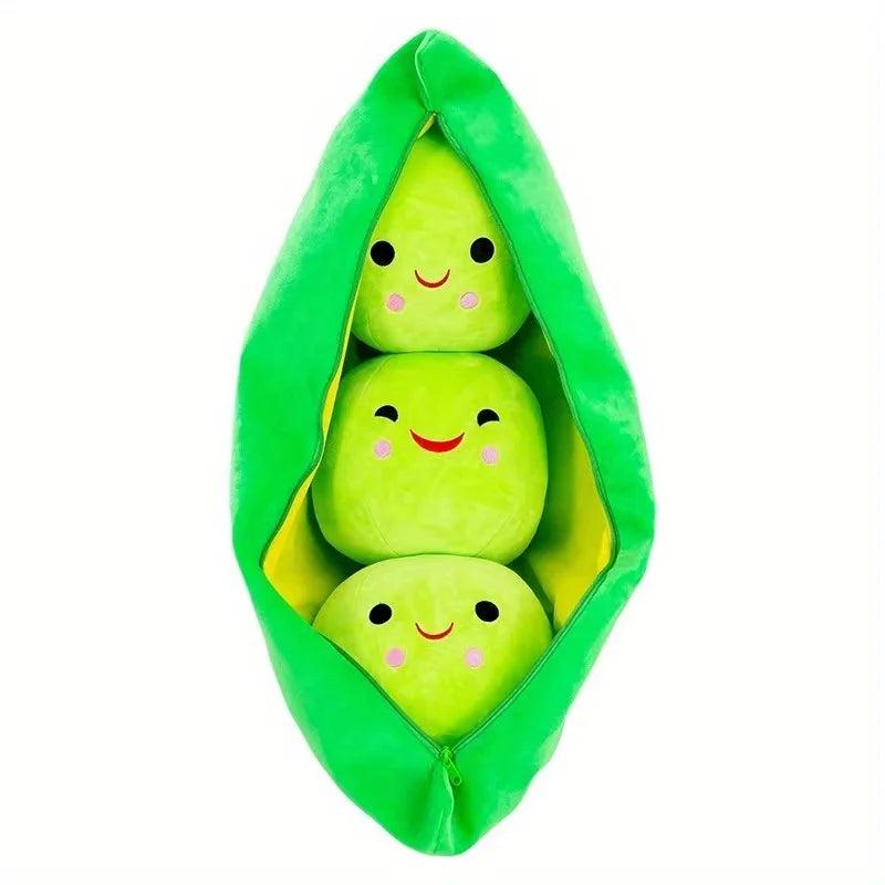 Cute Plush Peas Filled Plant Toy Creative Pea