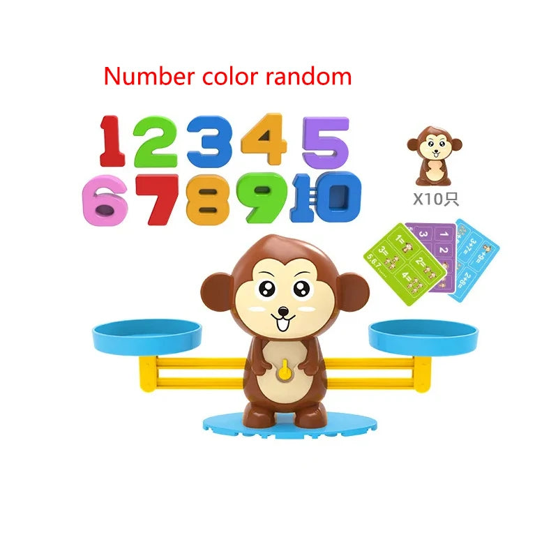 Monkey Balance Math Toy Baby Montessori