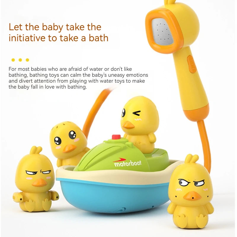 Cute Duck Electric Water Spray Bathroom Bathing