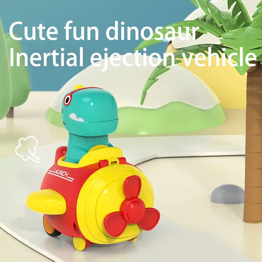 Press Inertia Simulation Sliding Ejection Toy Car