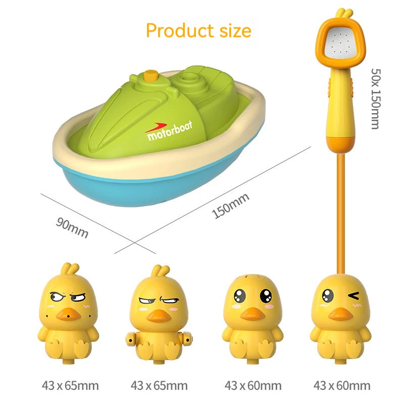 Cute Duck Electric Water Spray Bathroom Bathing