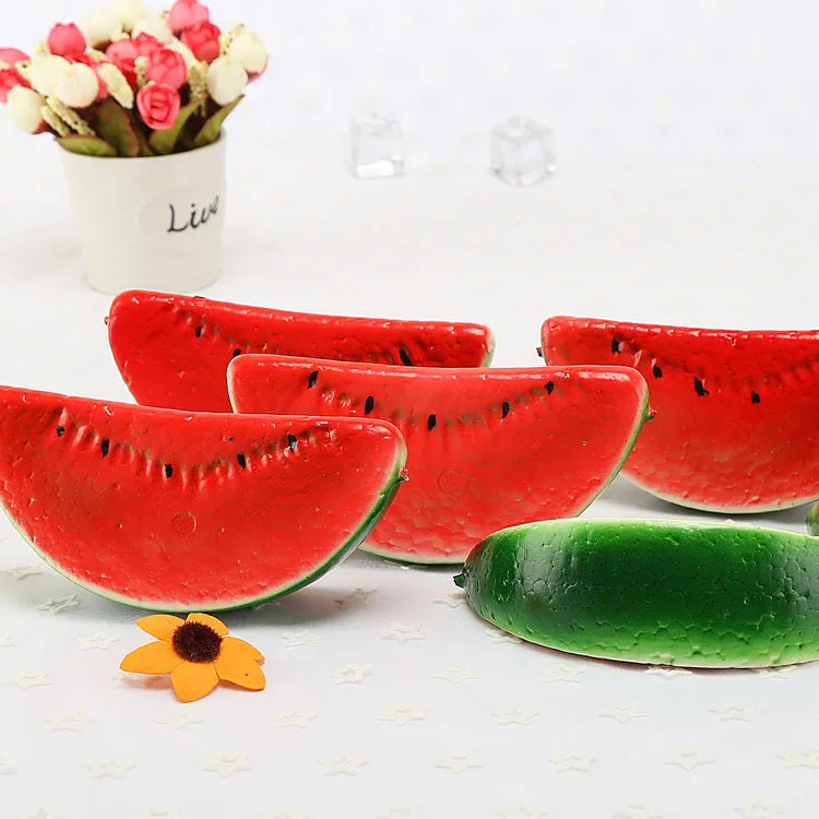 Simulation Watermelon Foam Fruit Model Decoration