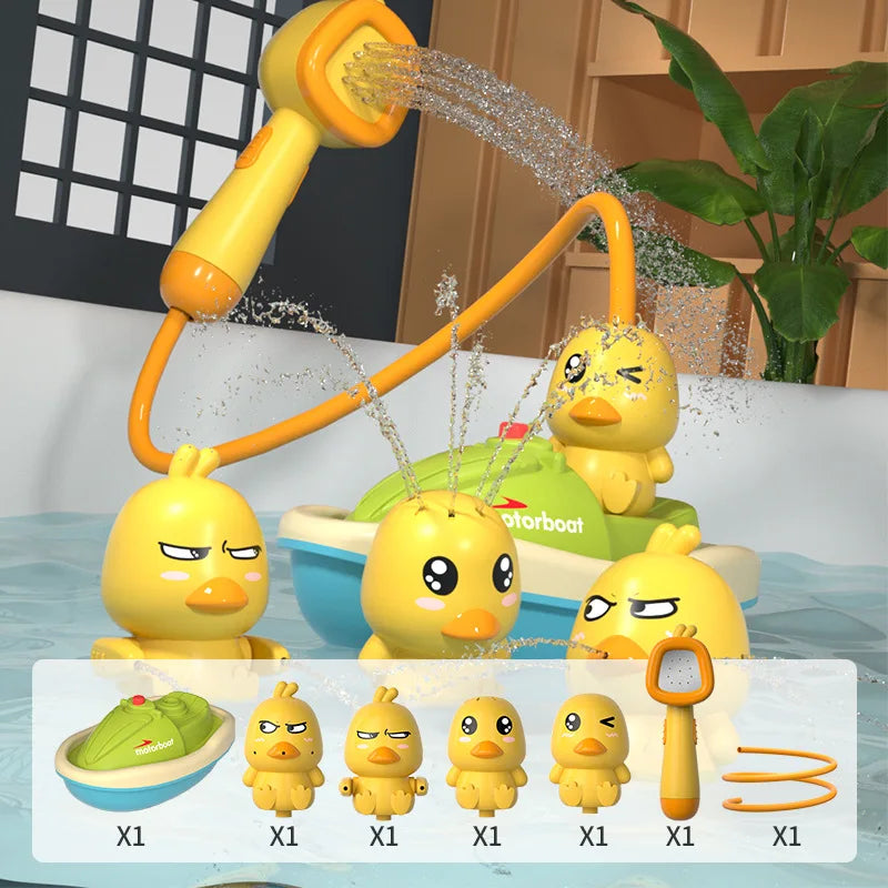 Cute Duck Electric Water Spray Bathroom Bathing