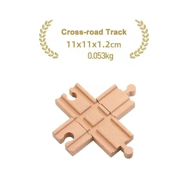 New Wooden Track Accessories Beech Wood Railway Train