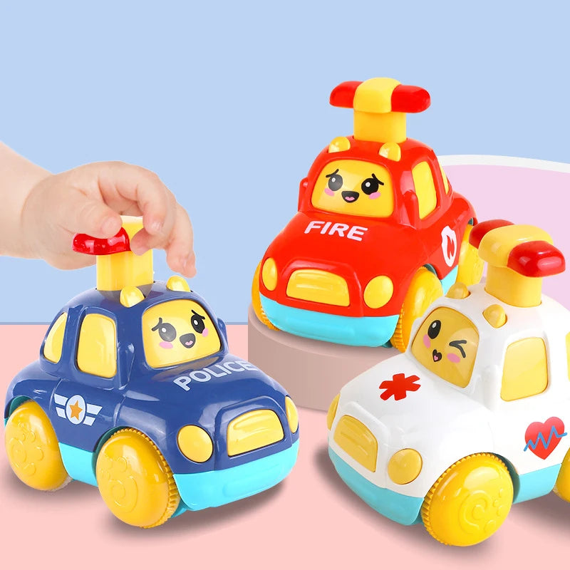 Children Toys Cars Toys for Boys Pull Back Fire Engine