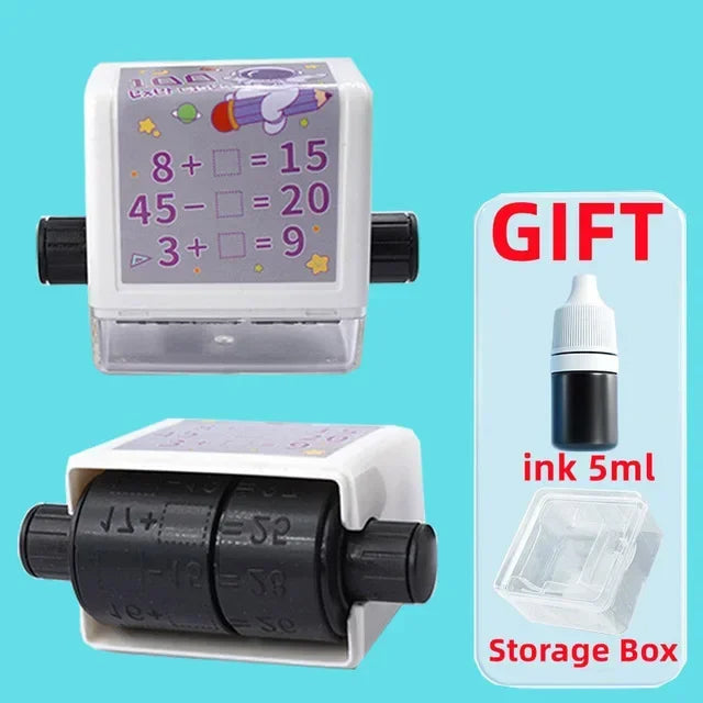 Math Roller Stamp Within 100 Multiplication and Division