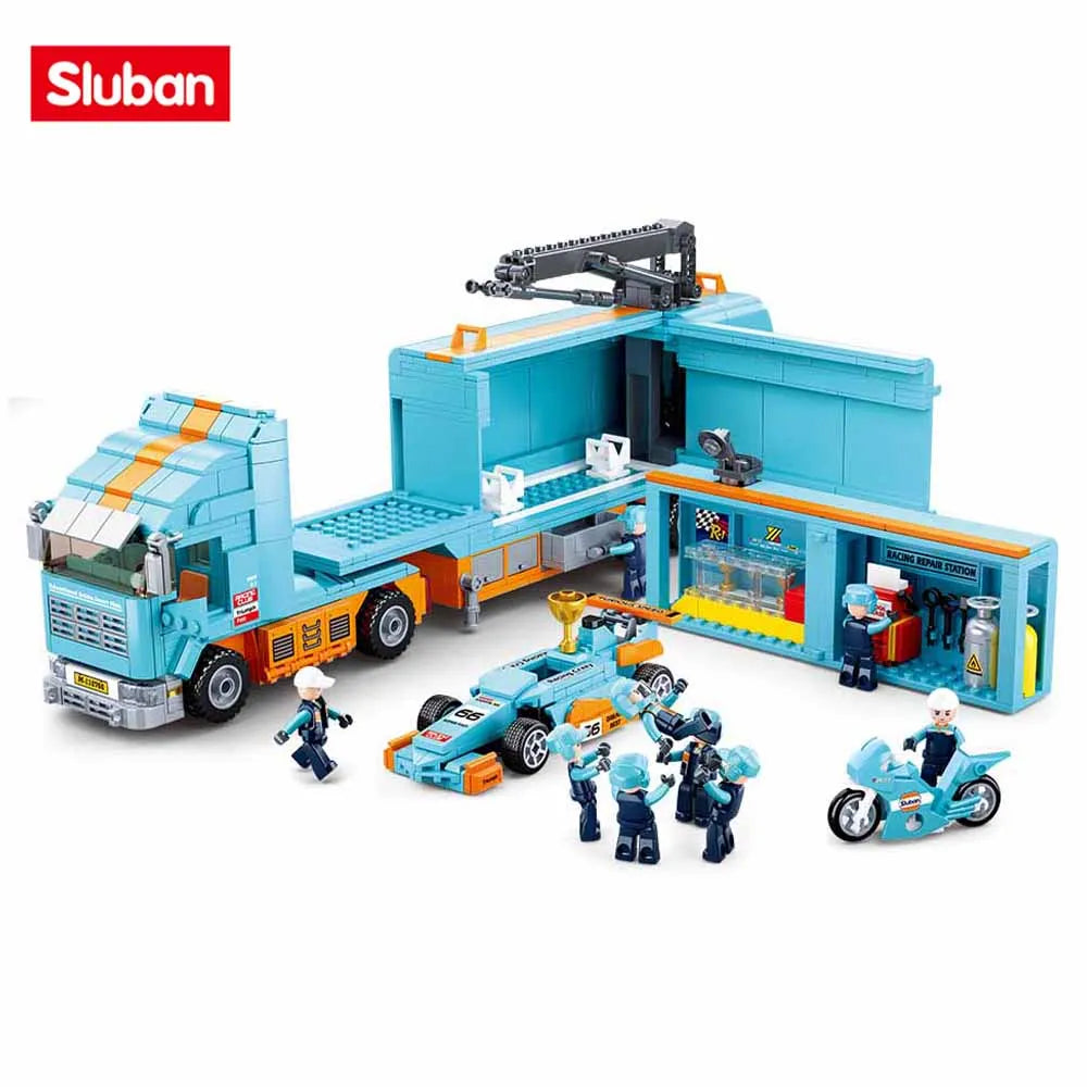 Sluban Building Block Toys Transport Truck 1044PCS Bricks