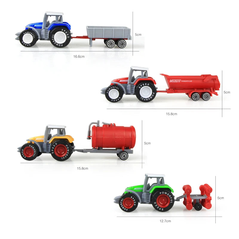 Alloy Engineering Car Model Tractor Farmer