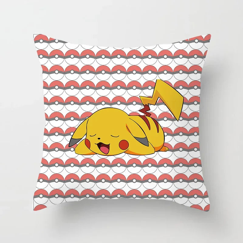 Anime Pokemon Pikachu Pillow Cover 45x45cm