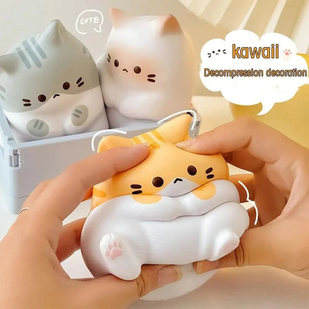 Kawaii Cartoon Cat Squeeze Toys Plushie