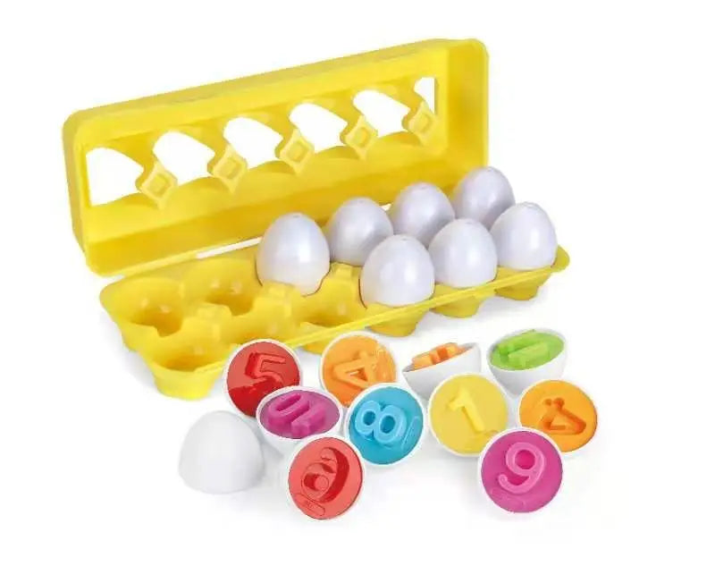 Montessori Eggs Puzzle Toys Education Early Geometric Shape