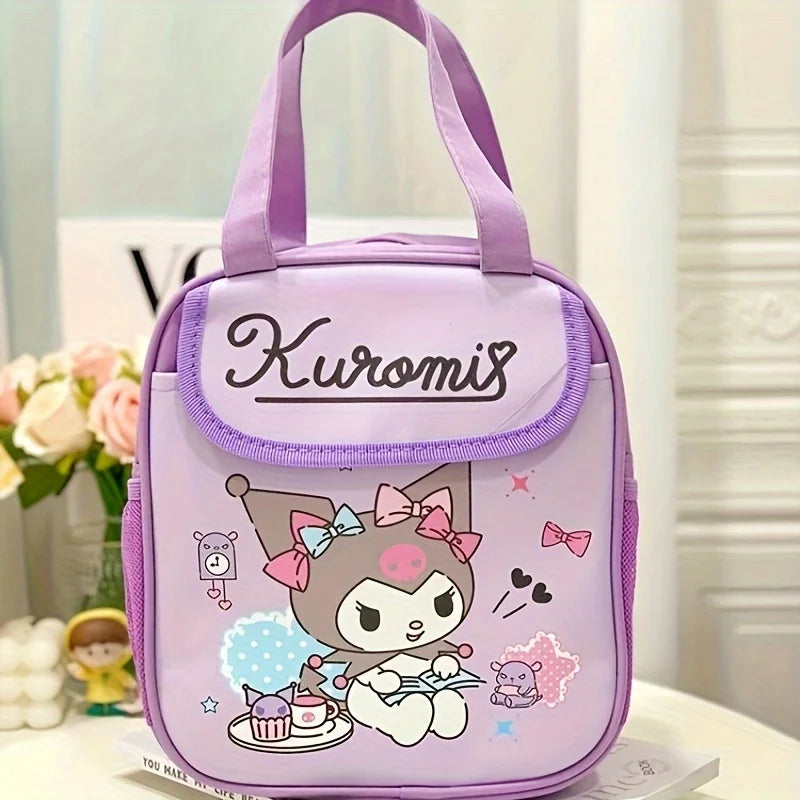 Stitch Sanrio Culomi Insulated Tote Lunch Bag - Reusable, foldable, zip fastening, insulated aluminium film inside canvas bag