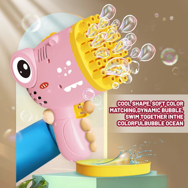 Dinosaur Super Bubble Machine Handheld for Outdoor