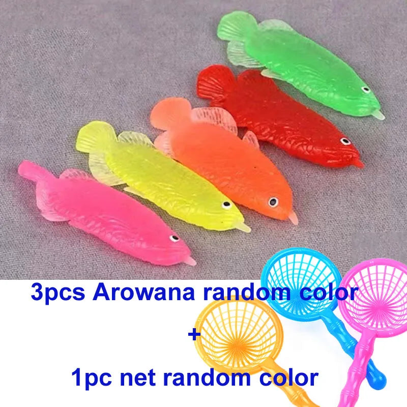 Kawaii Simulation Rubber Goldfish Baby Bath