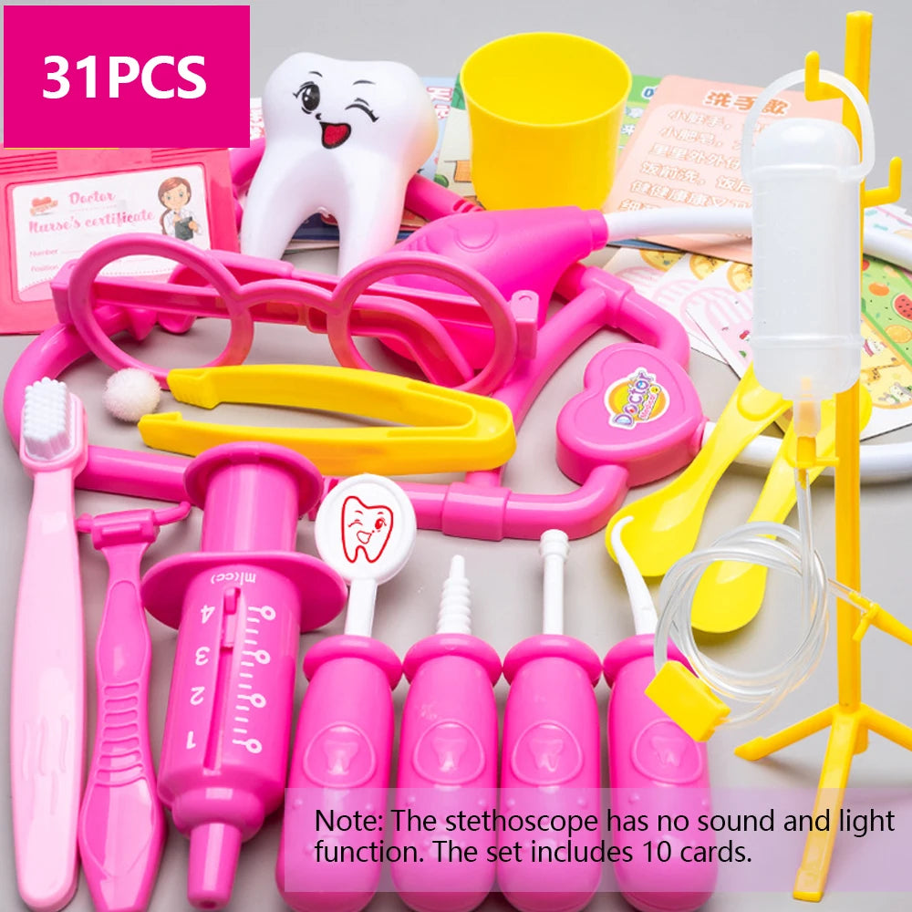 Doctor Toys for Kids Pretend Play Set Children Medical Dentist