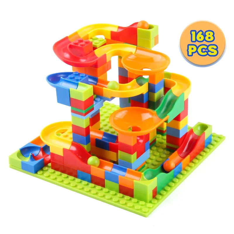 Children's Slide Small Block Block Assembly Particles DIY