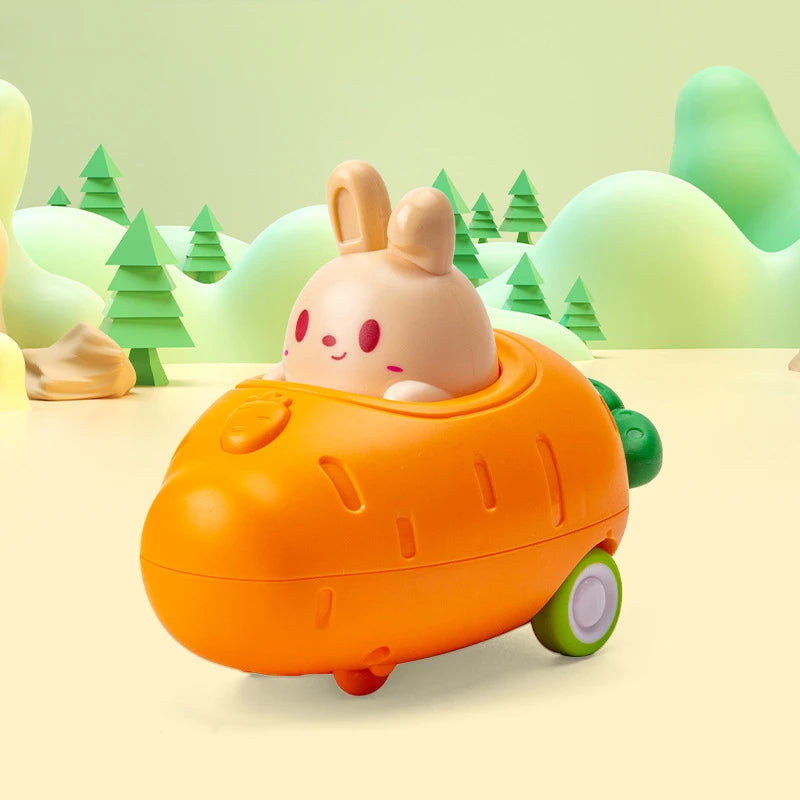 Baby Animal Car Toys Toddler Press and Go