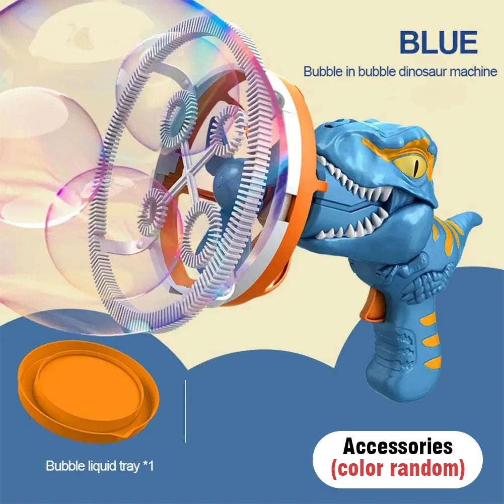 Automatic Dinosaur Bubble Gun Electric