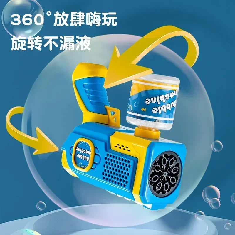 Electric Automatic Bubble Machine for Outdoor Games