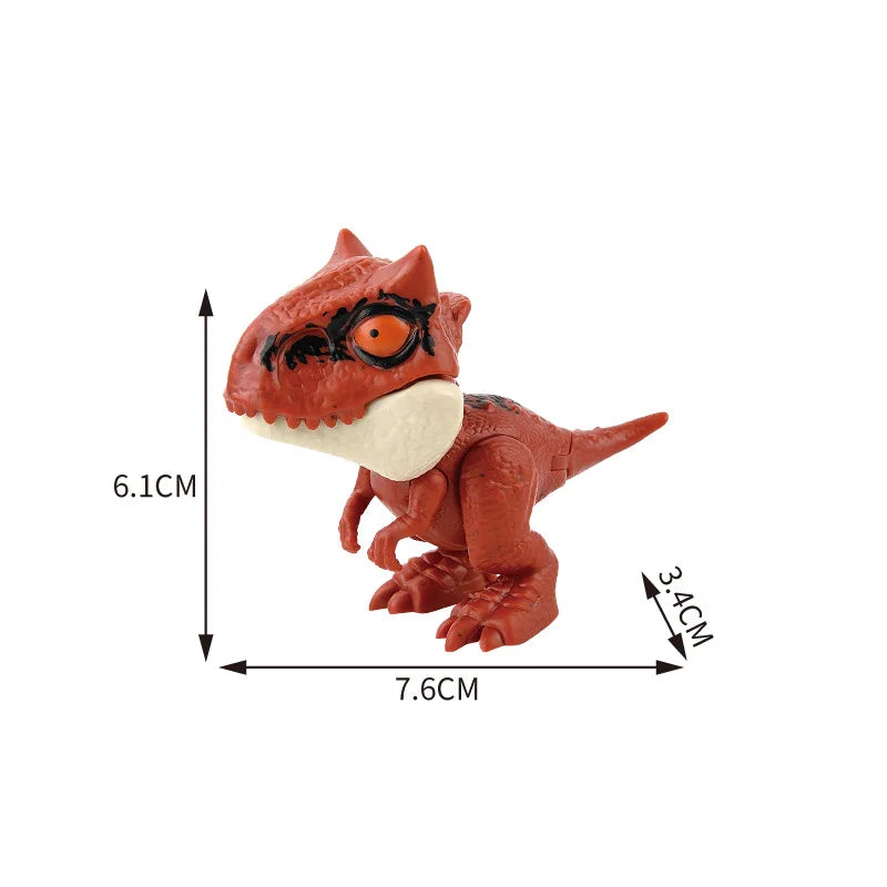 Finger-biting Dinosaur Model Toys Movable