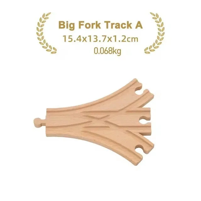 New Wooden Track Accessories Beech Wood Railway Train